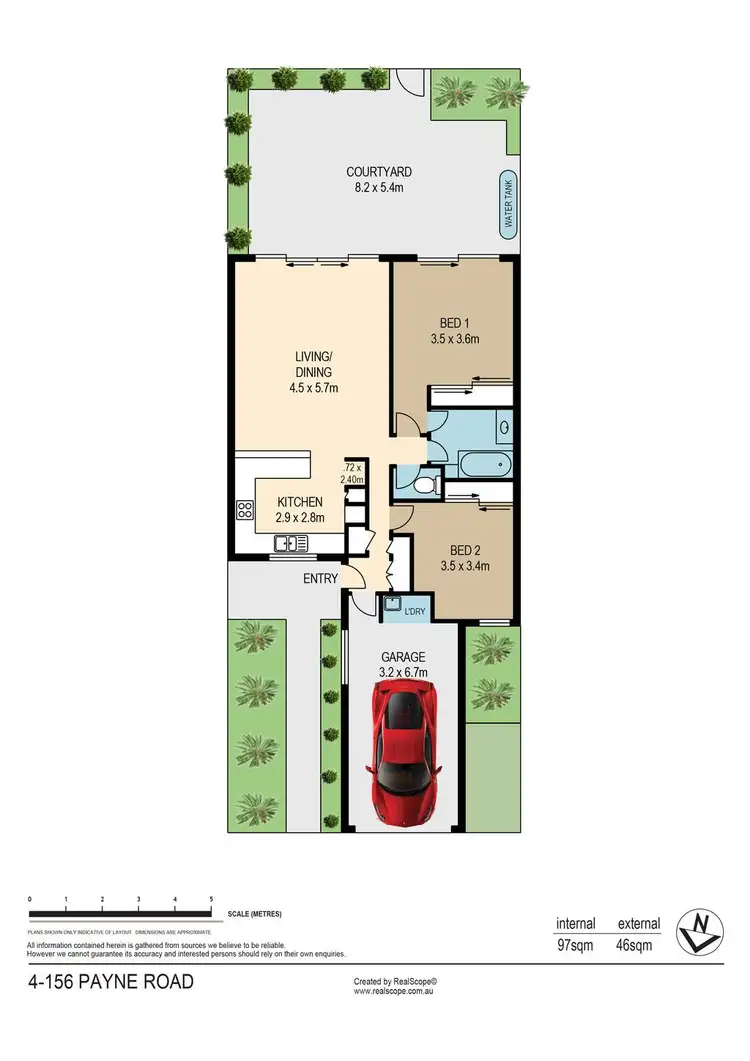 Floorplan of Homely townhouse listing, 4/156 Payne Road, The Gap QLD 4061