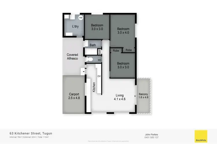 Floorplan of Homely house listing, 63 Kitchener Street, Tugun QLD 4224