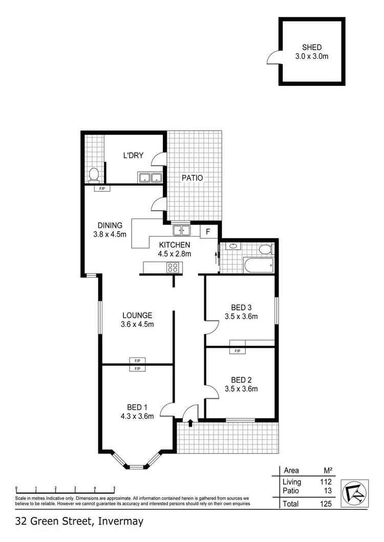 Floorplan of Homely house listing, 32 Green Street, Invermay TAS 7248