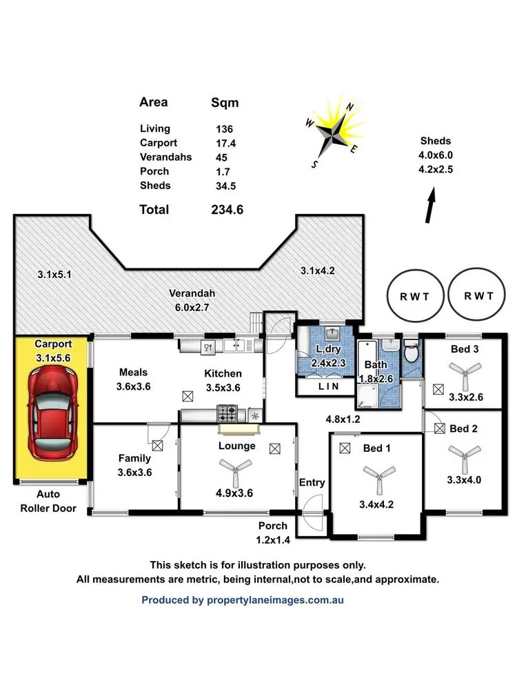 Floorplan of Homely house listing, 46 Lyndoch Road, Gawler East SA 5118