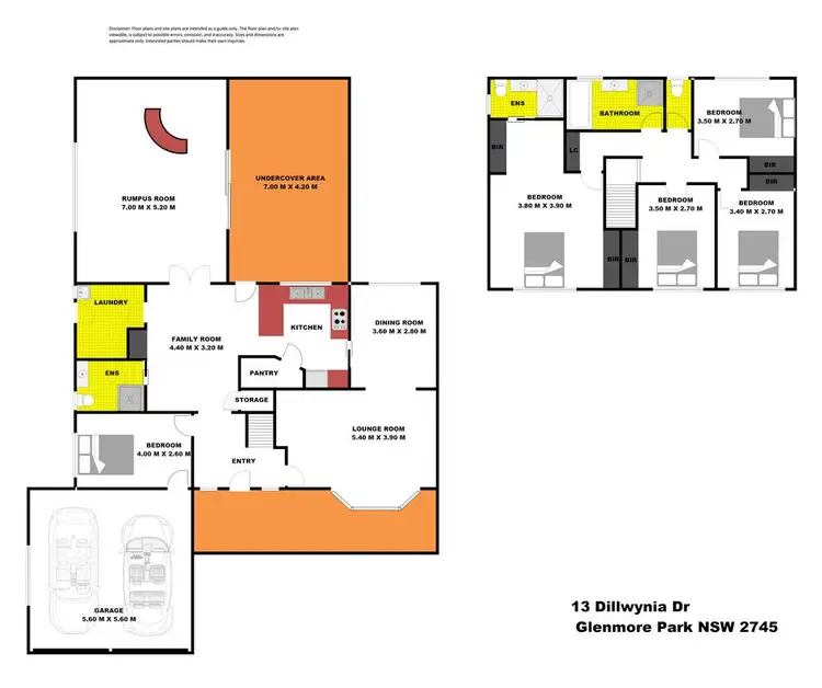 Floorplan of Homely house listing, 13 Dillwynia Drive, Glenmore Park NSW 2745