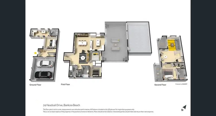 Floorplan of Homely house listing, 24 Headsail Drive, Banksia Beach QLD 4507
