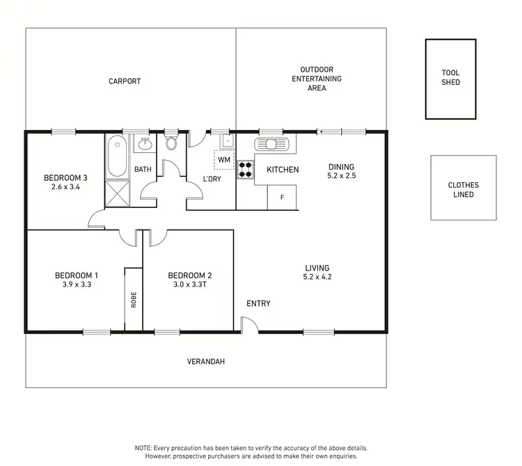 Floorplan of Homely unit listing, 7/4 Junction Road, Littlehampton SA 5250