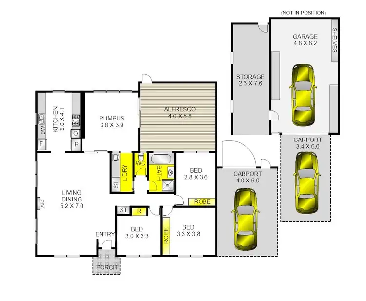 Floorplan of Homely house listing, 2 Saintfield Street, Lara VIC 3212