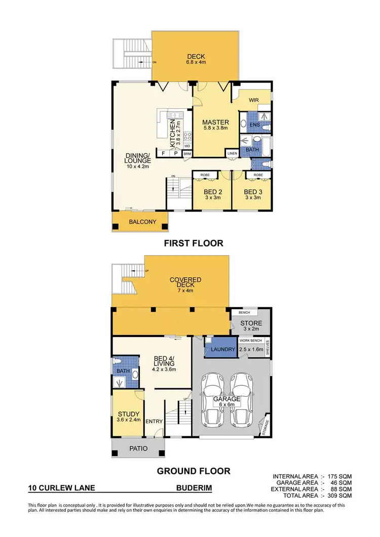 Floorplan of Homely house listing, 10 Curlew Lane, Buderim QLD 4556
