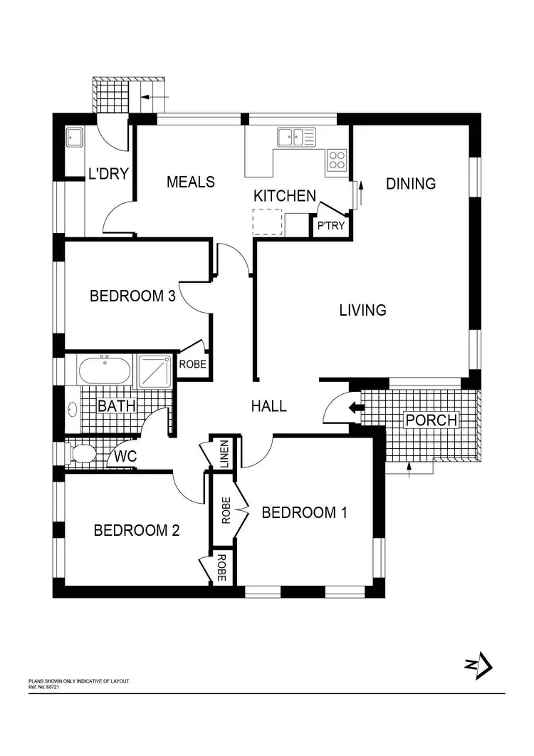 Floorplan of Homely house listing, 22 Berne Crescent, Macgregor ACT 2615