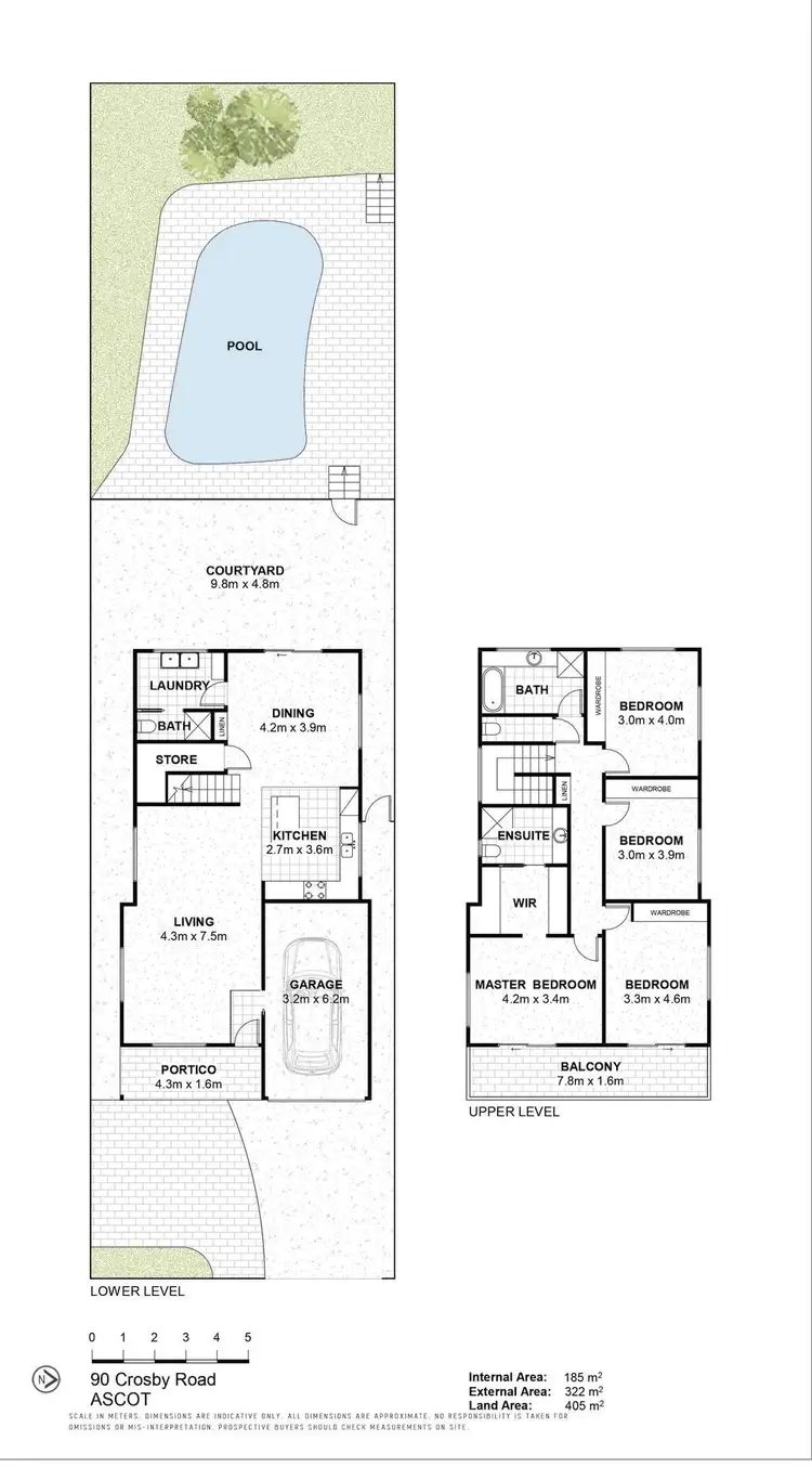 Floorplan of Homely house listing, 90 Crosby Road, Ascot QLD 4007