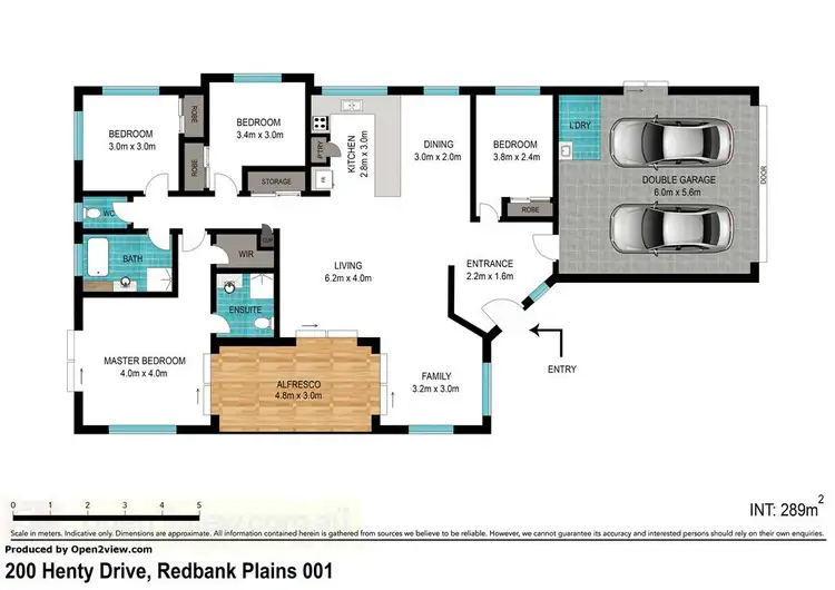 Floorplan of Homely house listing, 200 Henty Drive, Redbank Plains QLD 4301