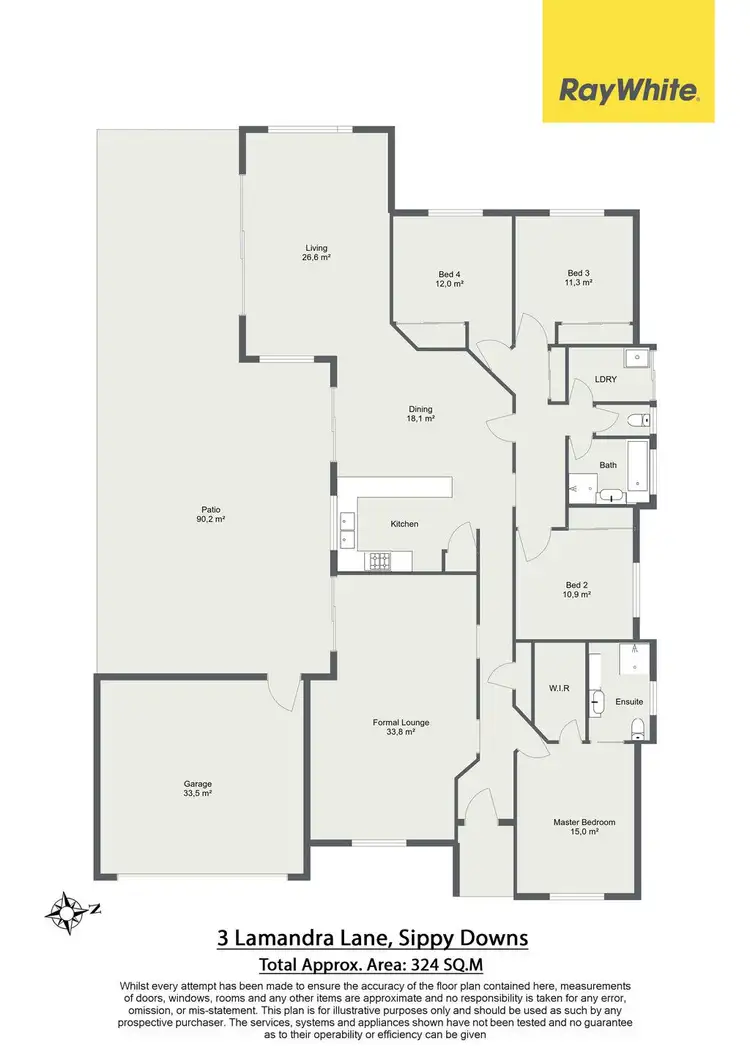 Floorplan of Homely house listing, 3 Lamandra Lane, Sippy Downs QLD 4556