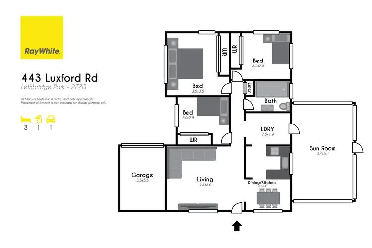 Floorplan of Homely house listing, 443 Luxford Road, Lethbridge Park NSW 2770