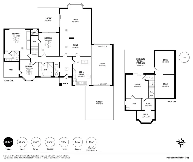 Floorplan of Homely house listing, 14 Mitford Road, Happy Valley SA 5159