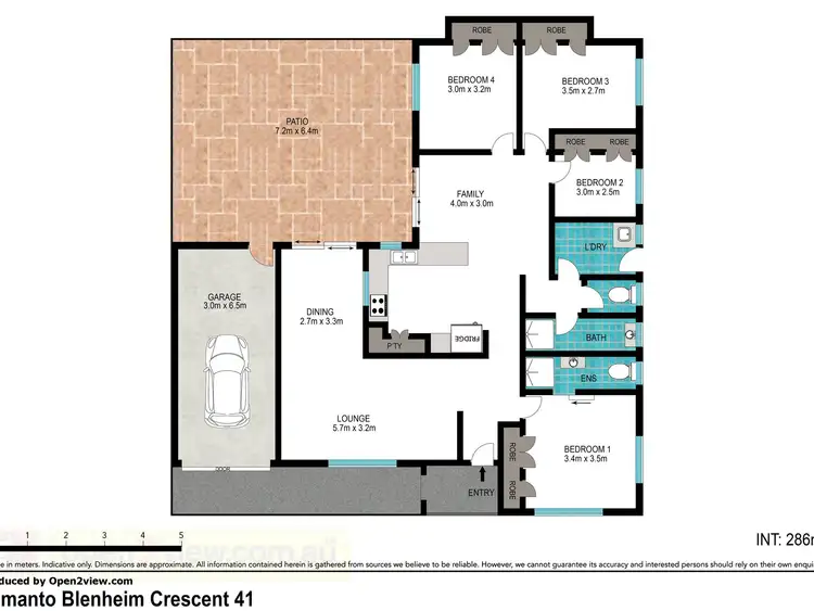 Floorplan of Homely house listing, 41 Blenheim Crescent, Yamanto QLD 4305