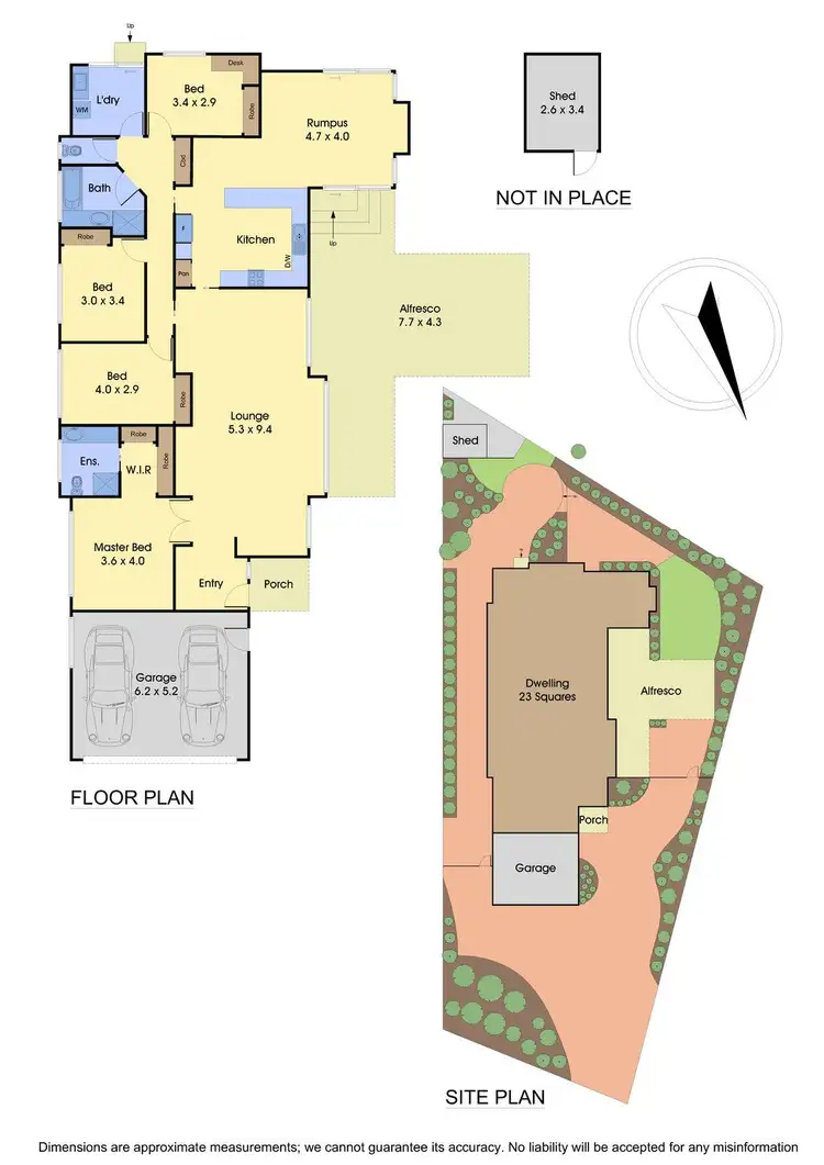 Floorplan of Homely house listing, 10 Lancom Rise, Rowville VIC 3178