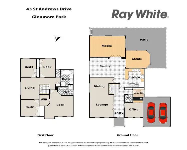 Floorplan of Homely house listing, 43 St Andrews Drive, Glenmore Park NSW 2745