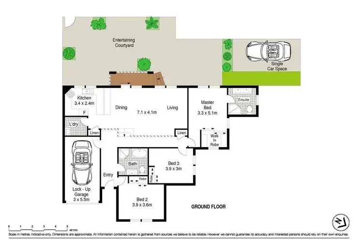 Floorplan of Homely villa listing, 5/40-42 First Avenue, Loftus NSW 2232