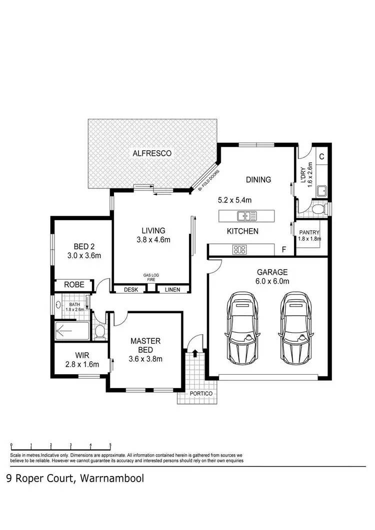 Floorplan of Homely house listing, 9 Roper Court, Warrnambool VIC 3280