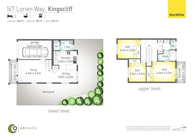 Floorplan of Homely townhouse listing, 5/7 Lorien Way, Kingscliff NSW 2487