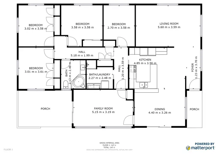 Floorplan of Homely house listing, 53 Burton Street, Swan Hill VIC 3585