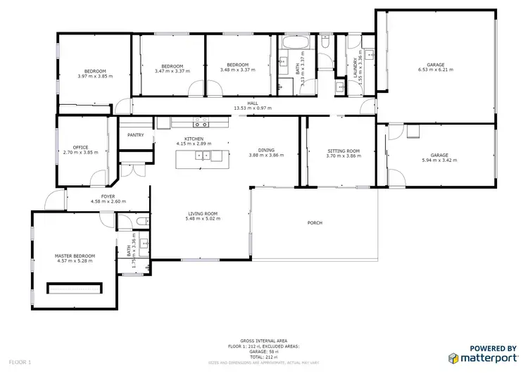Floorplan of Homely house listing, 38 Tower Avenue, Swan Hill VIC 3585