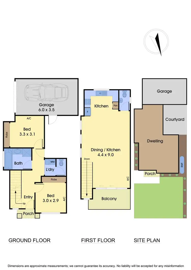 Floorplan of Homely townhouse listing, 4/83 Murray Road, Preston VIC 3072