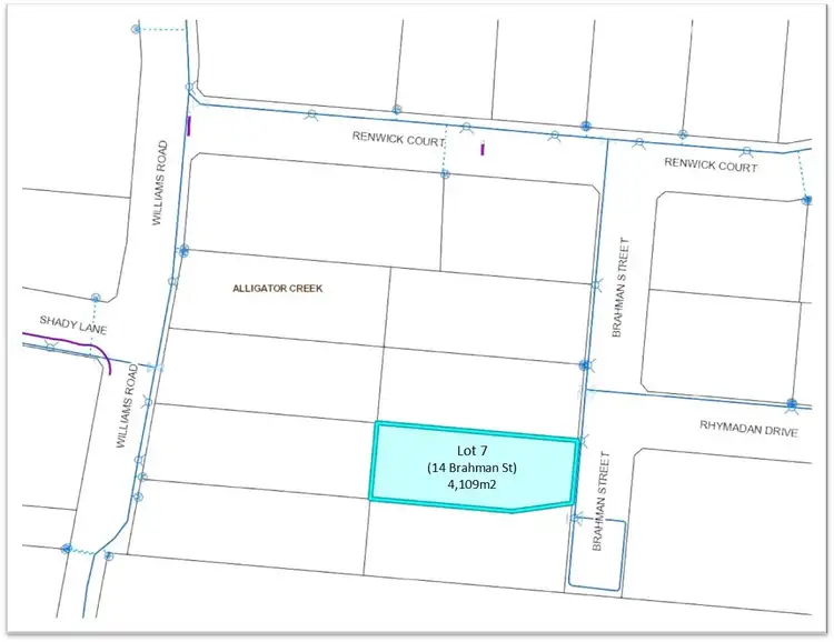 Floorplan of Homely land listing, 14 Brahman Street, Alligator Creek QLD 4816