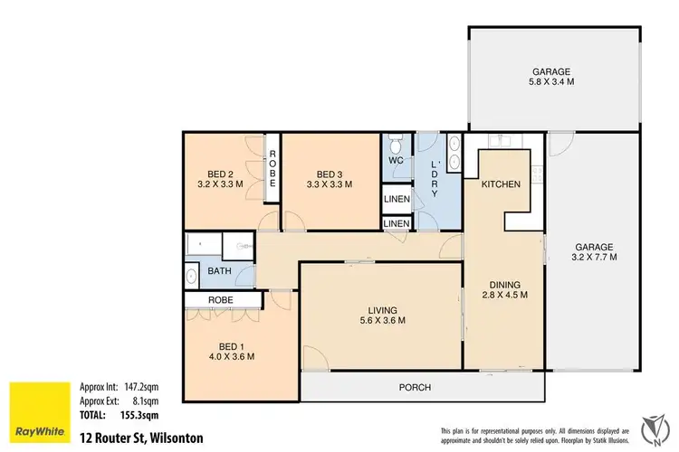 Floorplan of Homely house listing, 12 Router Street, Wilsonton QLD 4350