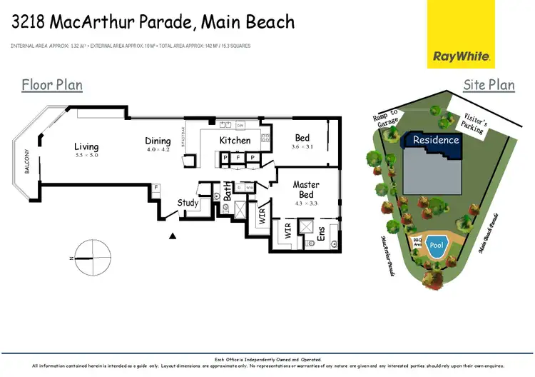 Floorplan of Homely apartment listing, 32/18 MacArthur Parade, Main Beach QLD 4217