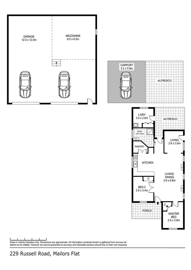 Floorplan of Homely house listing, 229 Russells Road, Mailors Flat VIC 3275