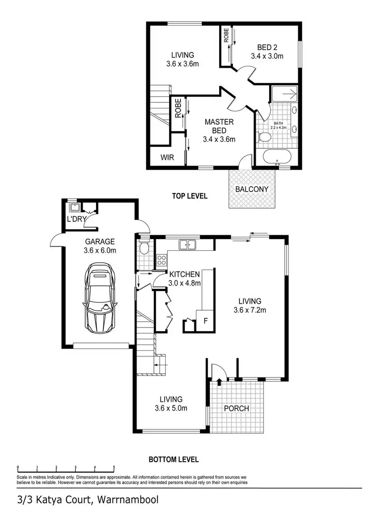 Floorplan of Homely unit listing, 3/3 Katya Court, Warrnambool VIC 3280