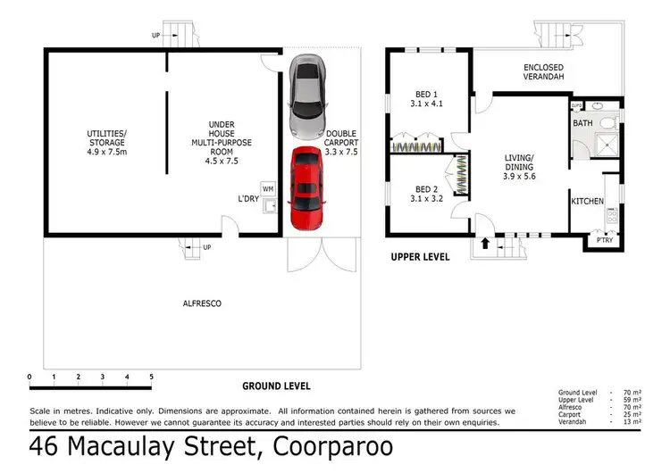 Floorplan of Homely house listing, 46 Macaulay Street, Coorparoo QLD 4151