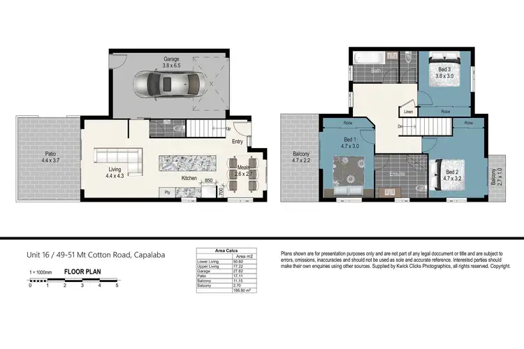 Floorplan of Homely townhouse listing, 16/49-51 Mount Cotton Road, Capalaba QLD 4157