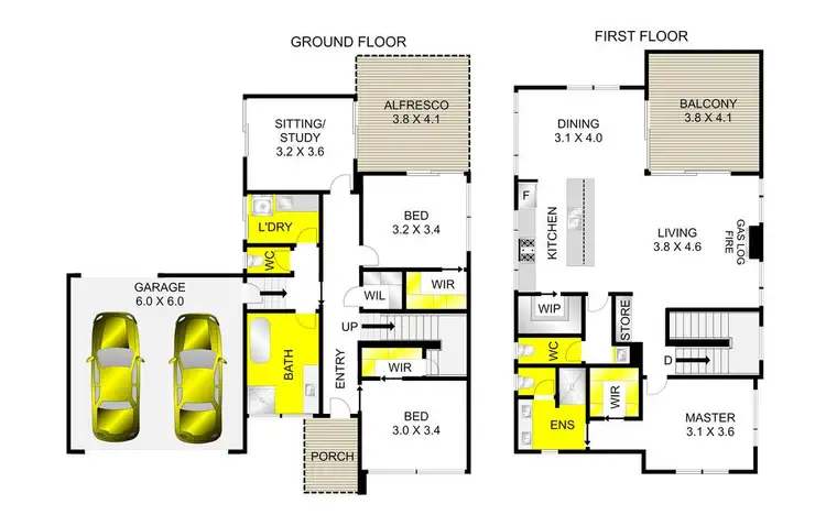Floorplan of Homely house listing, 1 Mosman Way, Highton VIC 3216