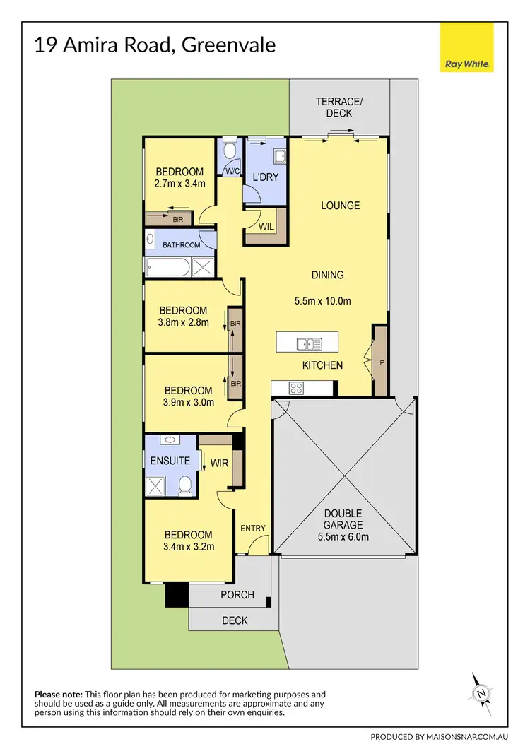 Floorplan of Homely house listing, 19 Amira Road, Greenvale VIC 3059