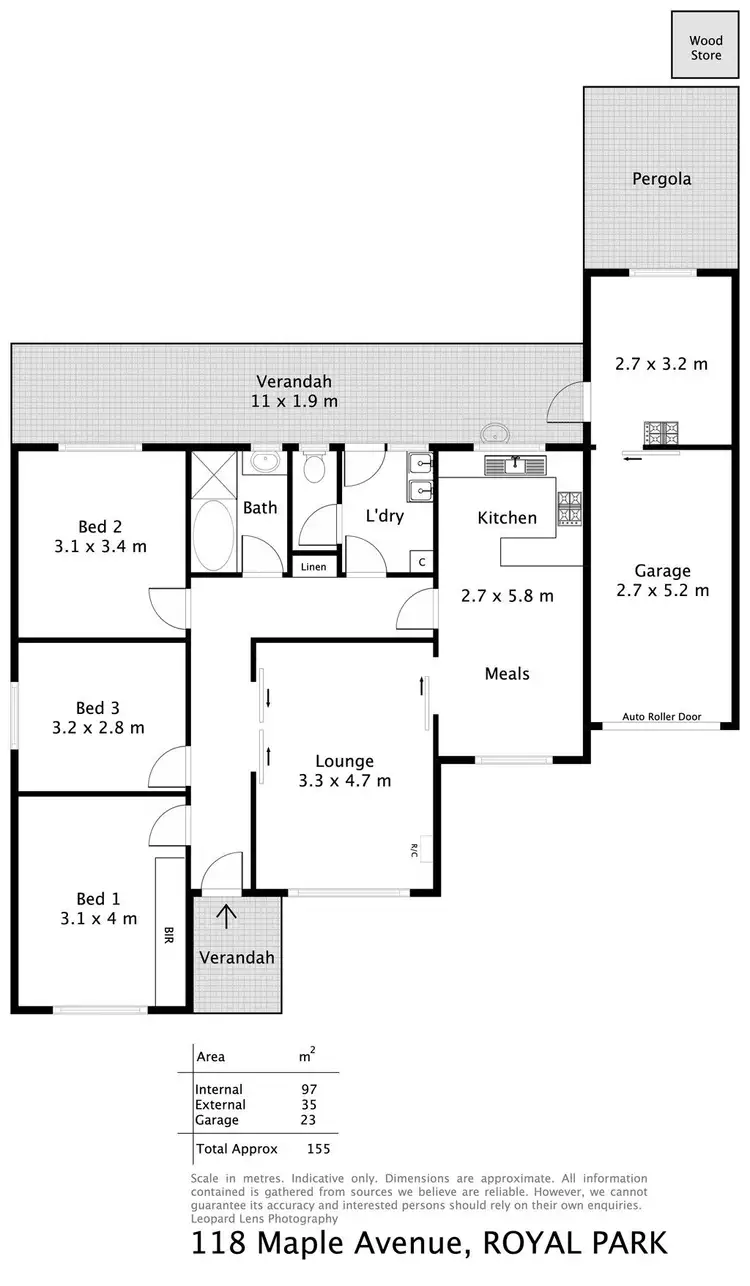 Floorplan of Homely house listing, 118 Maple Avenue, Royal Park SA 5014