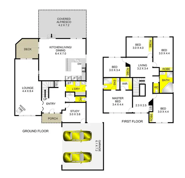 Floorplan of Homely house listing, 2 Banyan Court, Waurn Ponds VIC 3216