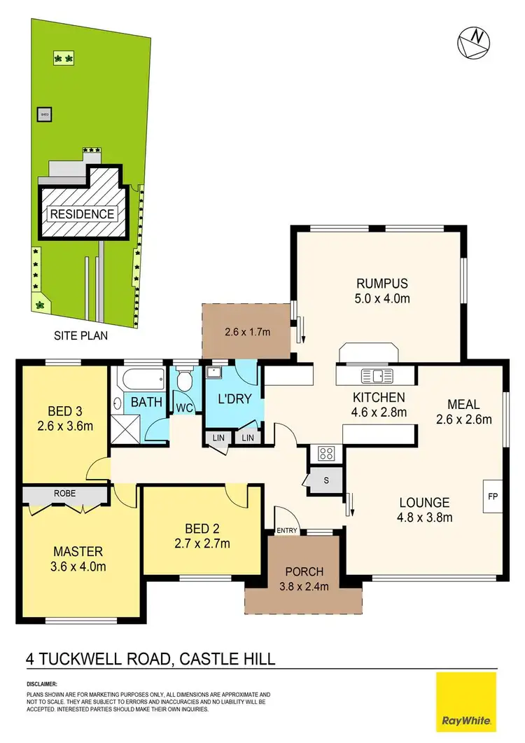 Floorplan of Homely house listing, 4 Tuckwell Road, Castle Hill NSW 2154