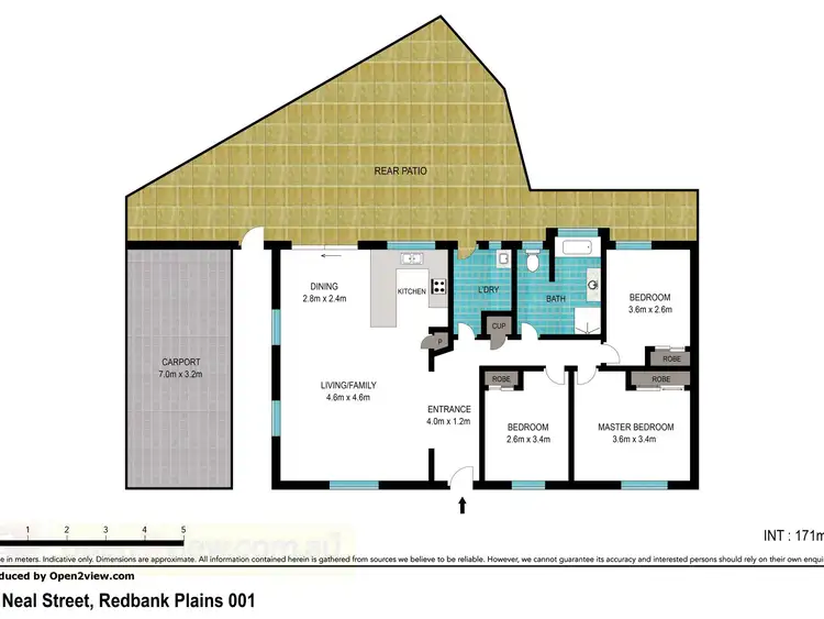 Floorplan of Homely house listing, 15 Neal Street, Redbank Plains QLD 4301