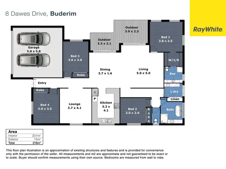 Floorplan of Homely house listing, 8 Dawes Drive, Buderim QLD 4556