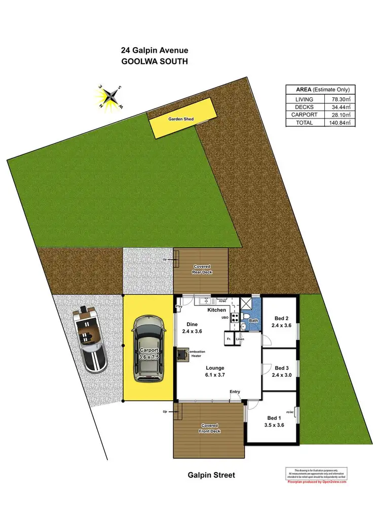 Floorplan of Homely house listing, 24 Galpin Avenue, Goolwa South SA 5214