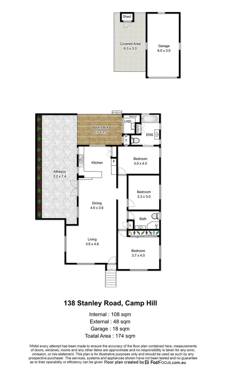 Floorplan of Homely house listing, 138 Stanley Road, Camp Hill QLD 4152