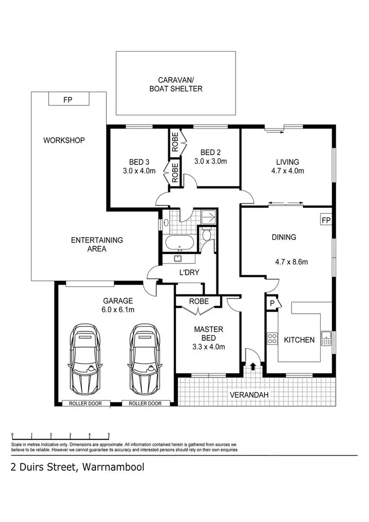 Floorplan of Homely house listing, 2 Duirs Street, Warrnambool VIC 3280