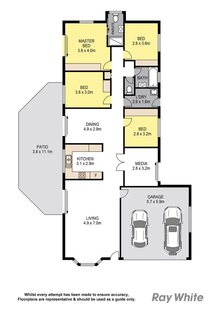 Floorplan of Homely house listing, 1 Paramount Drive, Warner QLD 4500