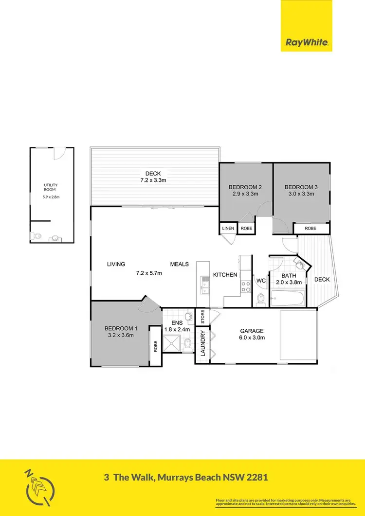 Floorplan of Homely house listing, 3 The Walk, Murrays Beach NSW 2281