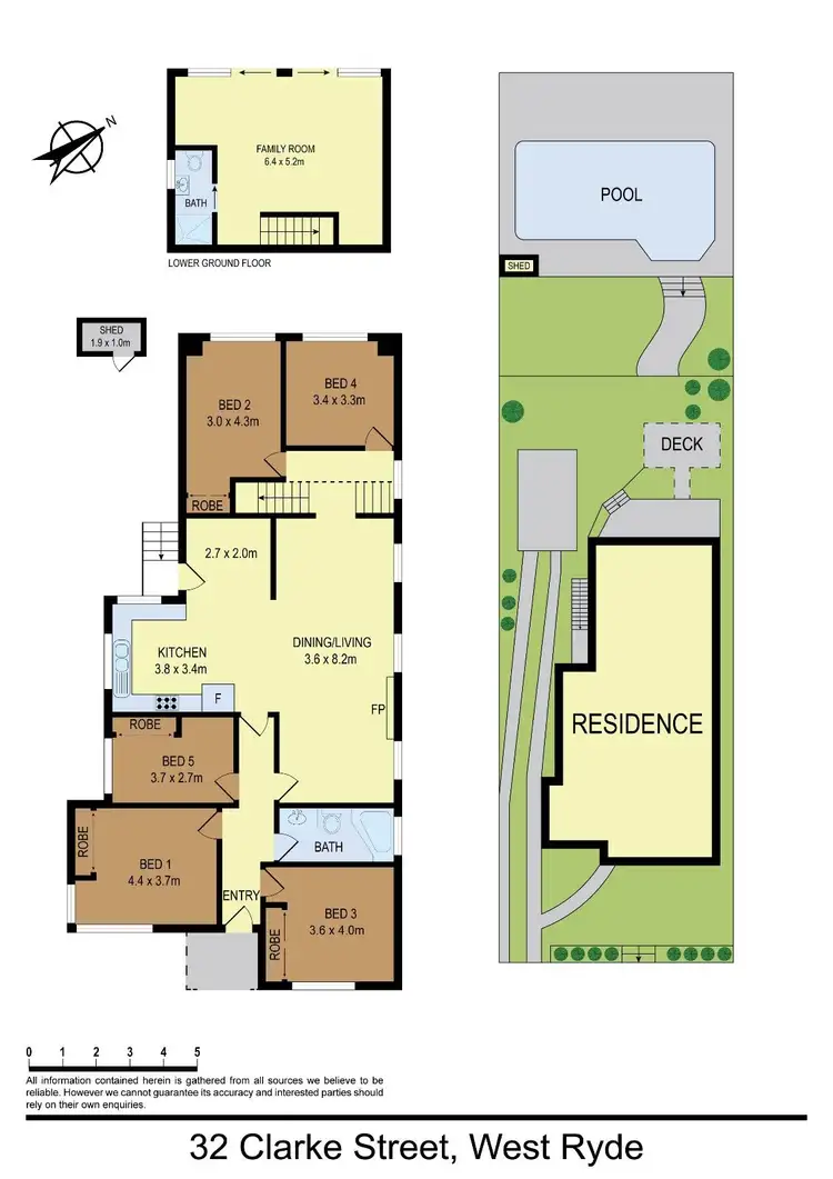 Floorplan of Homely house listing, 32 Clarke Street, West Ryde NSW 2114