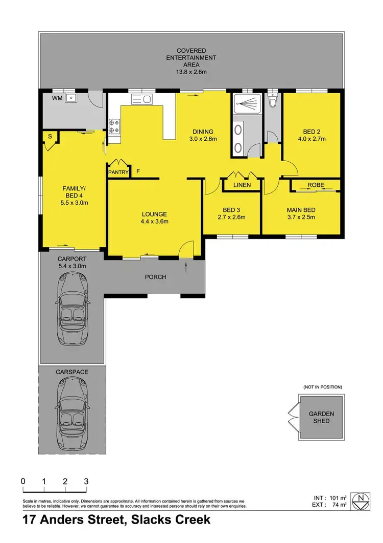 Floorplan of Homely house listing, 17 Anders Street, Slacks Creek QLD 4127