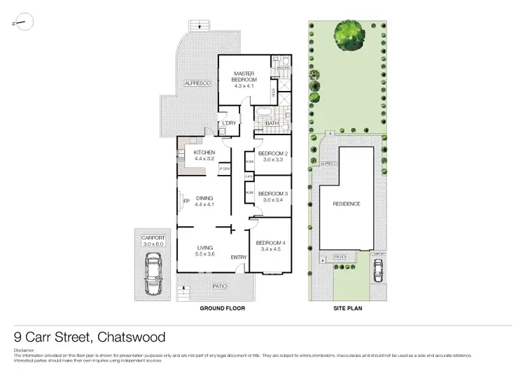 Floorplan of Homely house listing, 9 Carr Street, Chatswood NSW 2067