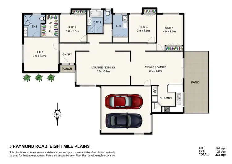 Floorplan of Homely house listing, 5 Raymond Road, Eight Mile Plains QLD 4113