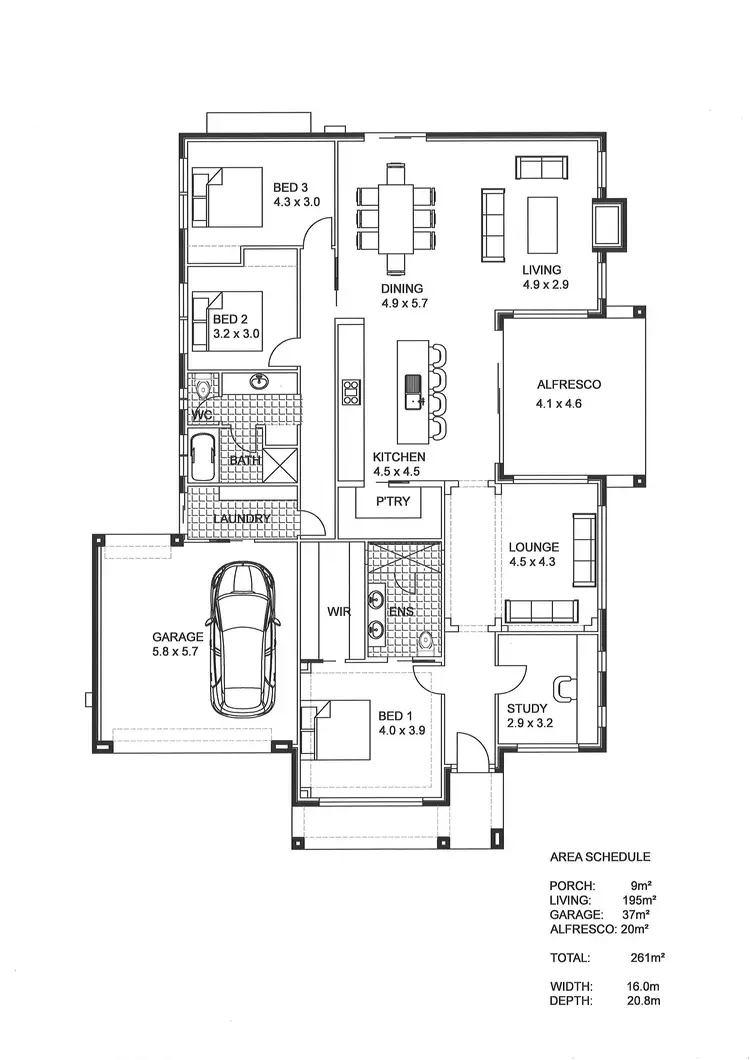 Floorplan of Homely house listing, 2 Spicer Street, Mount Barker SA 5251