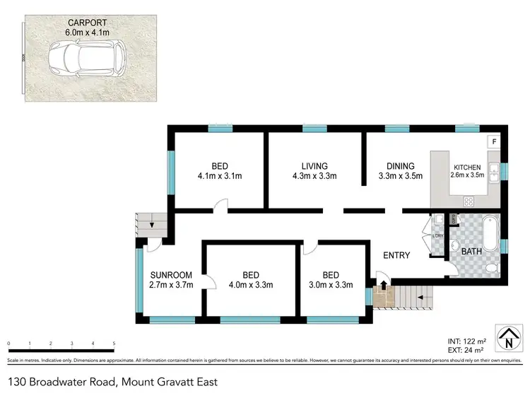 Floorplan of Homely house listing, 128 Broadwater Road, Mount Gravatt East QLD 4122