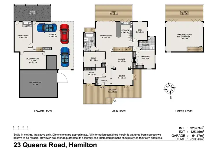 Floorplan of Homely house listing, 23 Queens Road, Hamilton QLD 4007